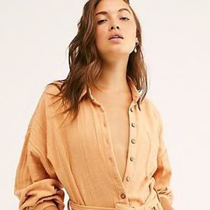 NWT FREE PEOPLE SOMETHING TO LOVE JUMPSUIT XL